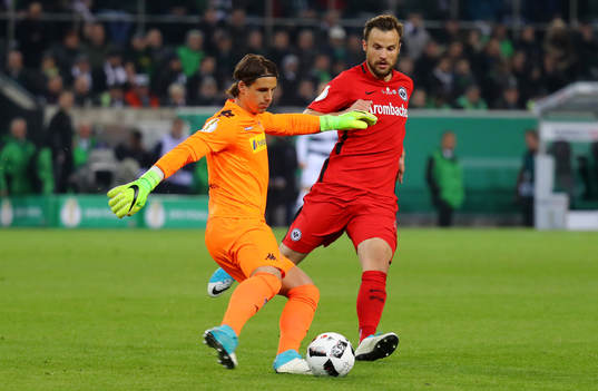 Fotboll, Tyska Cupen, Borussia Mönchengladbach - Eintracht