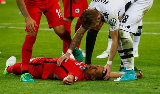 Fotboll, Tyska Cupen, Borussia Mönchengladbach - Eintracht