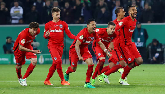 Fotboll, Tyska Cupen, Borussia Mönchengladbach - Eintracht