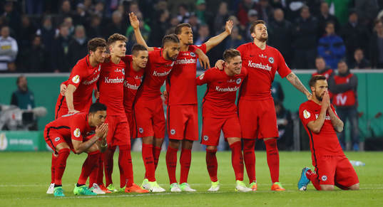Fotboll, Tyska Cupen, Borussia Mönchengladbach - Eintracht