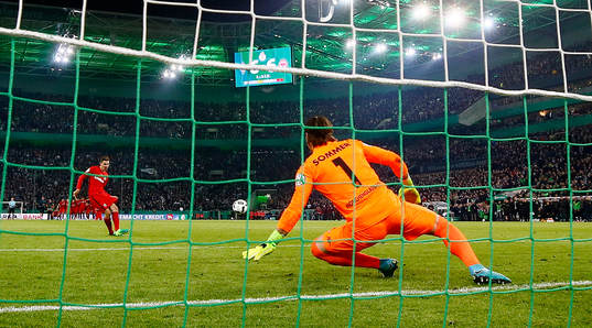 Fotboll, Tyska Cupen, Borussia Mönchengladbach - Eintracht