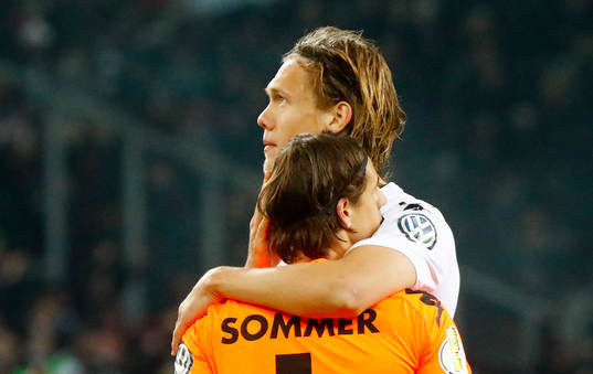 Fotboll, Tyska Cupen, Borussia Mönchengladbach - Eintracht