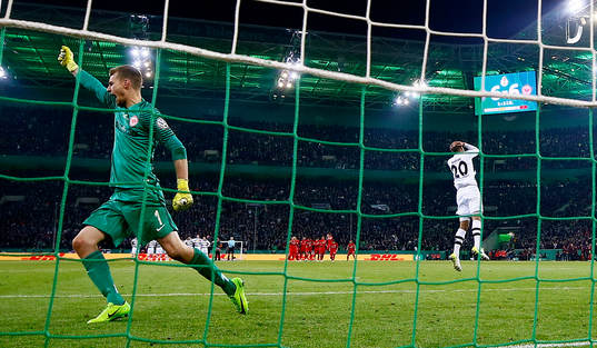 Fotboll, Tyska Cupen, Borussia Mönchengladbach - Eintracht