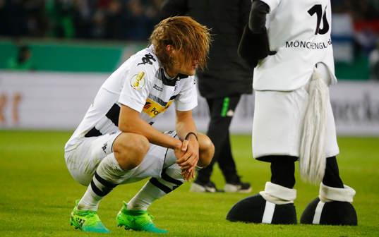 Fotboll, Tyska Cupen, Borussia Mönchengladbach - Eintracht