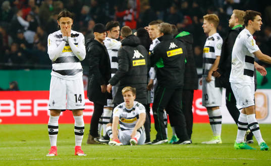 Fotboll, Tyska Cupen, Borussia Mönchengladbach - Eintracht