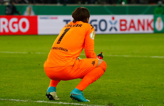 Fotboll, Tyska Cupen, Borussia Mönchengladbach - Eintracht