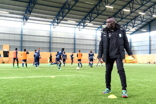 Frankie Boakye, assisterande tränare för IFK Göteborgs