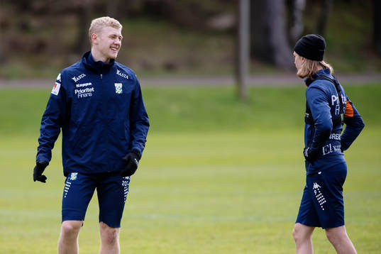 Henrik Björdal och Elias Mar Omarsson