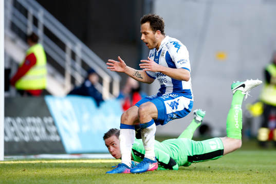 IFK Göteborgs Tobias Hysen deppar