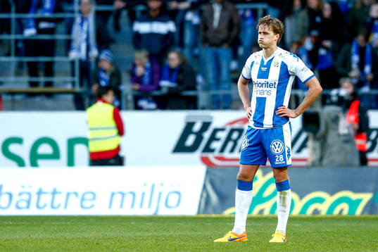 IFK Göteborgs Thomas Rogne deppar