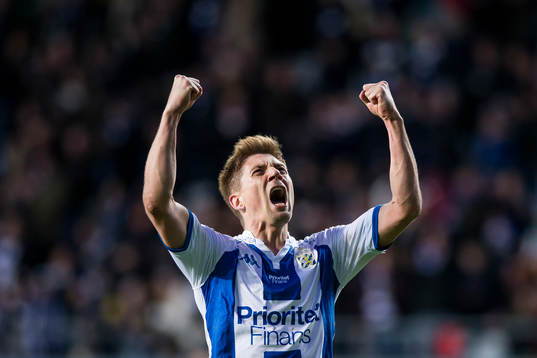 IFK Göteborgs Mikael Boman jublar