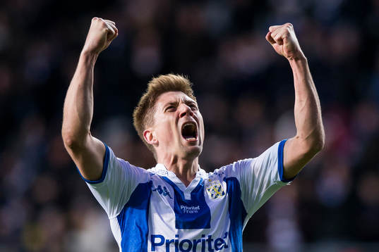 IFK Göteborgs Mikael Boman jublar