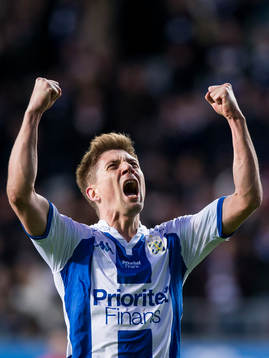 IFK Göteborgs Mikael Boman jublar