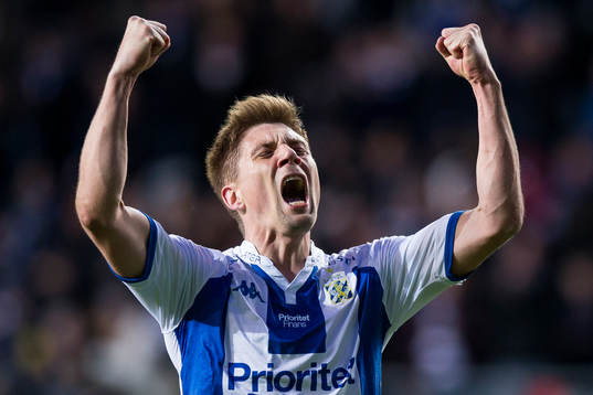 IFK Göteborgs Mikael Boman jublar
