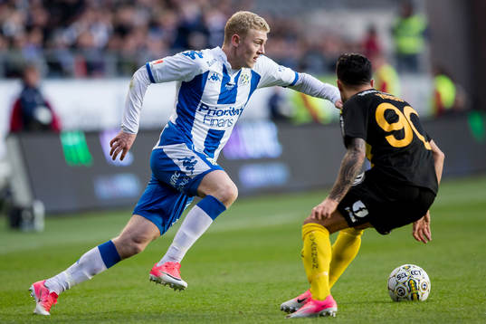 IFK Göteborgs Henrik Björdal mot Hammarbys Jiloan Hamad