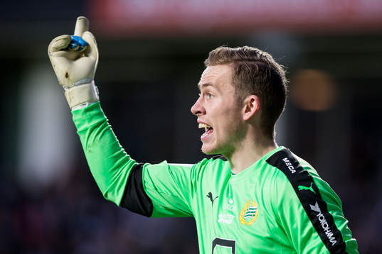 Hammarbys målvakt Ögmundur Kristinsson