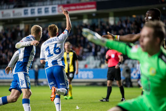 IFK Göteborgs Mikael Boman jublar