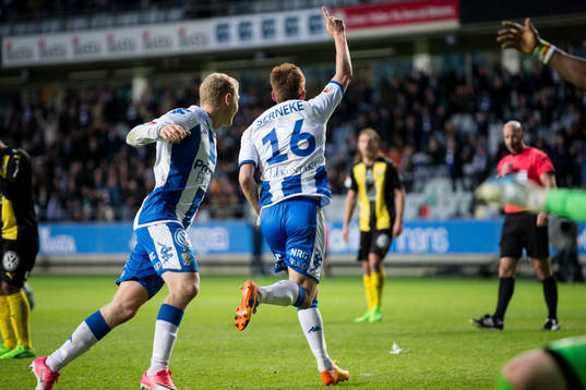 IFK Göteborgs Mikael Boman jublar