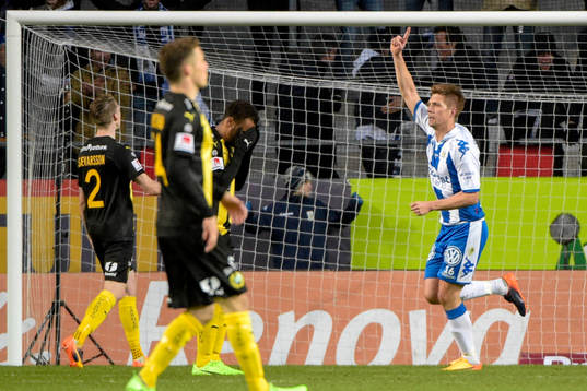 IFK Göteborgs Mikael Boman jublar