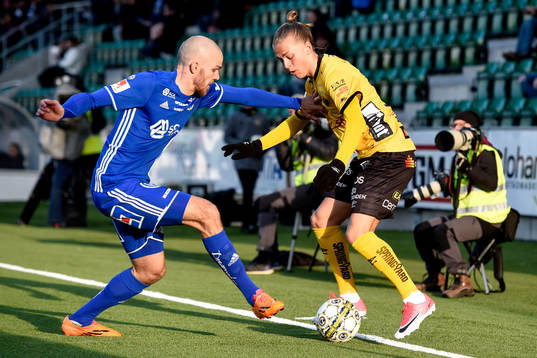 Sundsvalls Marcus Danielson och Elfsborgs Jesper Karlsson