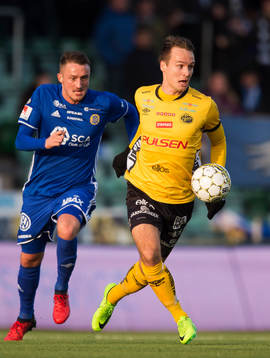 Sundsvalls Smajl Suljevic och Elfsborgs Viktor Prodell
