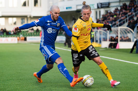 Sundsvalls Marcus Danielson och Elfsborgs Jesper Karlsson