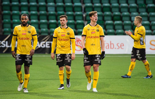 Elfsborgs Alex Dyer, Jesper Manns och Simon Olsson deppar