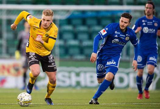 Elfsborgs Per Frick och Sundsvalls Jaudet Salih