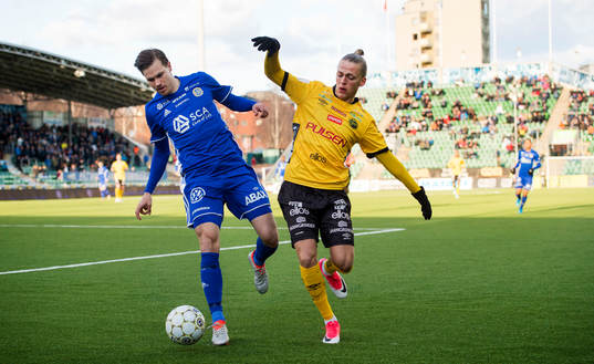 Sundsvalls Sebastian Rajalakso och Elfsborgs Jesper Karlsson
