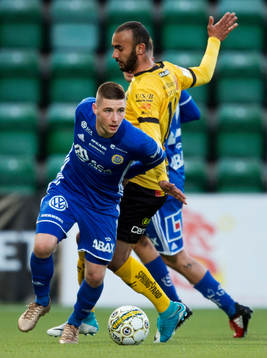Sundsvalls Kristinn Freyr Sigurdsson och Elfsborgs Issam