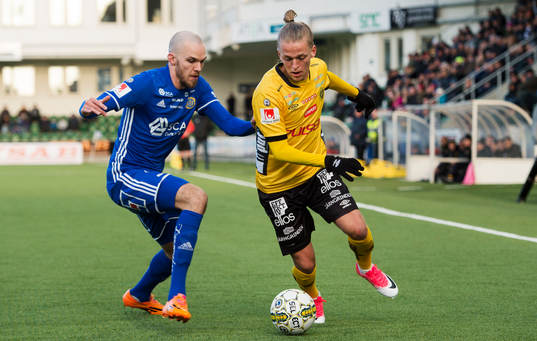 Sundsvalls Marcus Danielson och Elfsborgs Jesper Karlsson