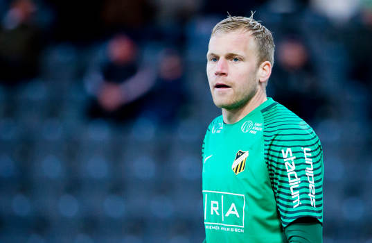 Häckens målvakt Peter Abrahamsson