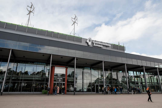 7 Gavlerinken Arena före  final 6 i SM-slutspelet i