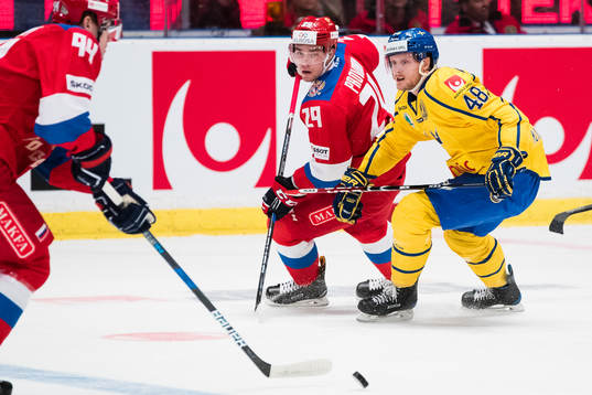 Rysslands Ivan Provorov och Sveriges Carl Klingberg