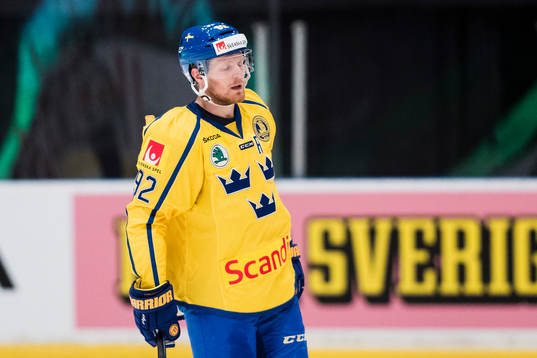 Sveriges Gabriel Landeskog deppar