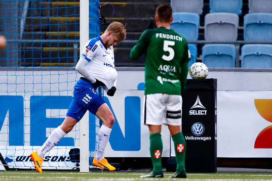 Norrköpings Karl Holmberg jublar