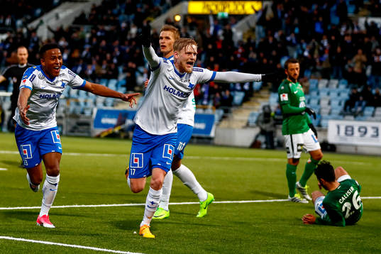 Norrköpings Karl Holmberg jublar