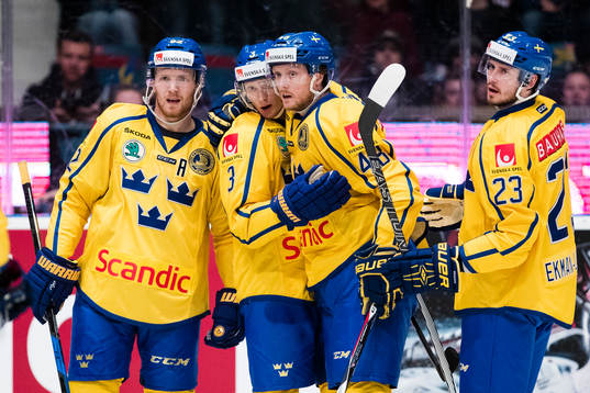 Sveriges Gabriel Landeskog, John Klingberg, Carl Klingberg
