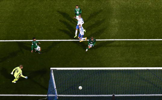 Mål 2-0 av Norrköpings Kalle Holmberg
