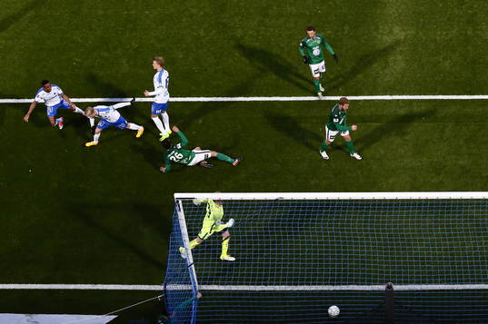 Mål 2-0 av Norrköpings Kalle Holmberg