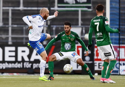 Norrköpings Daniel Sjölund och Jönköpings Dzenis Kozica