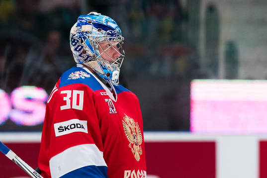 Rysslands målvakt Andrei Vasilevski