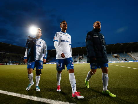Norrköpings Nicklas Bärkroth, Linus Wahlqvist och Daniel