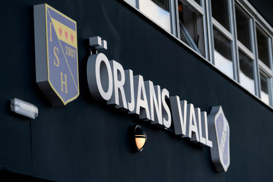 Örjans Vall före fotbollsmatchen i Allsvenskan mellan