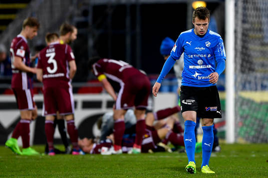 Halmstads Gabriel Gudmundsson deppar
