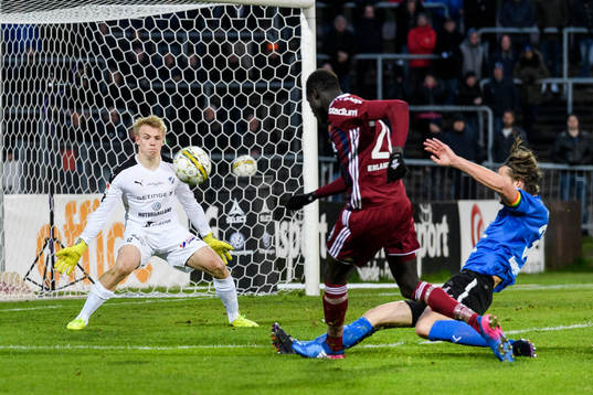 Halmstads målvakt Isak Pettersson