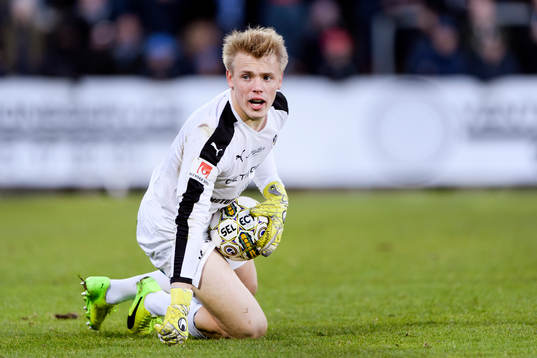 Halmstads målvakt Isak Pettersson