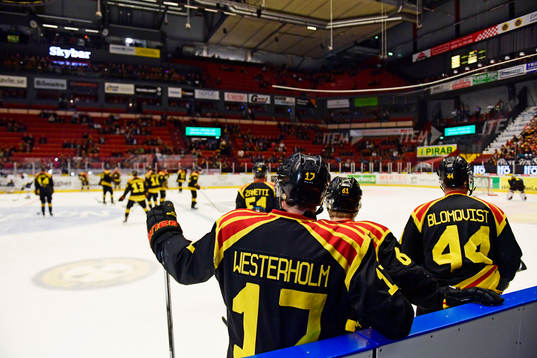 Brynäs Pathrik Westerholm, Juuso Ikonen och Jacob Blomqvist