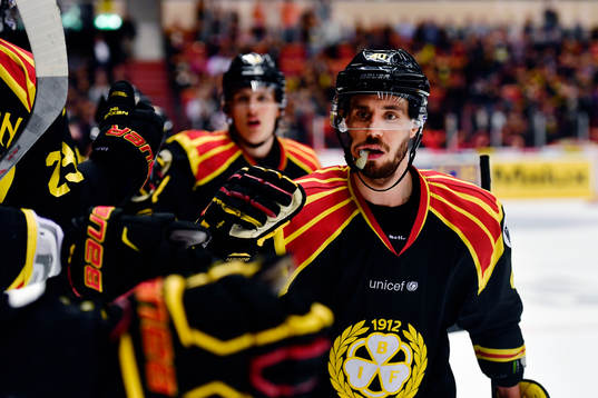 Brynäs Jesper Jensen jublar