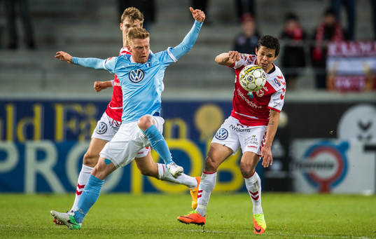 Malmö FFs Anders Christiansen och Kalmars Romário Pereira